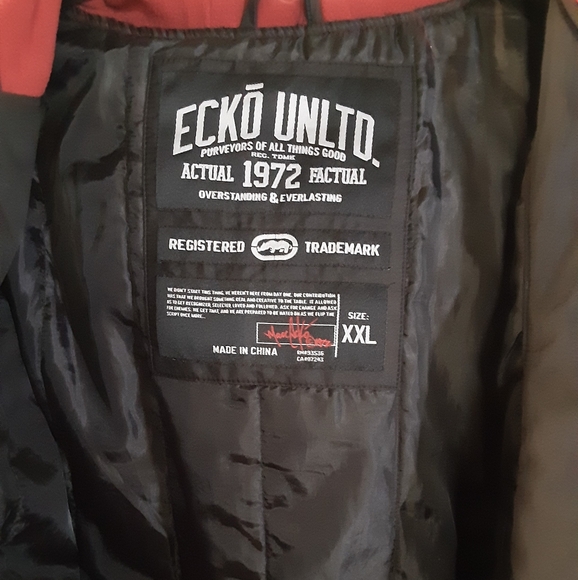 Ecko Unlimited Black and Red Men's Jacket - Picture 3 of 9